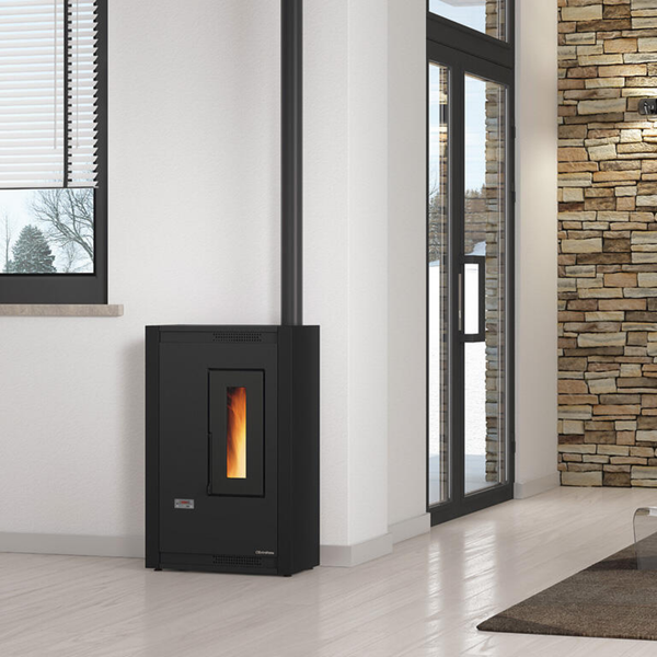 Pelletofen EXTRAFLAME Luisella schwarz 4.8 kW