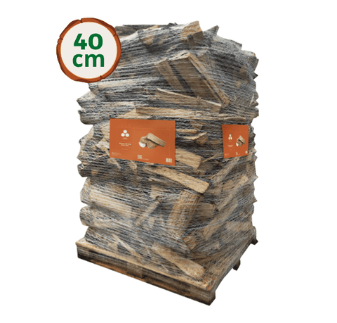 Brennholz 40 cm Wooday – Scheitholz 100% Laubholz