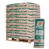 Pellets Van Roje – Palette mit 65 Säcken zu 15 kg