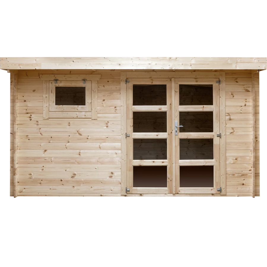 Gartenhaus aus Holz moderne 13 m² – Premium-Qualität zum Fabrikpreis
