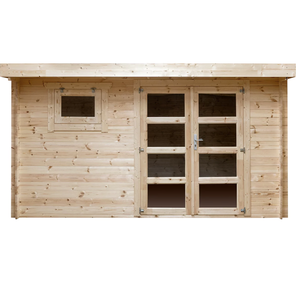 Gartenhaus aus Holz moderne 13 m² – Premium-Qualität zum Fabrikpreis