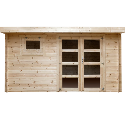 Gartenhaus aus Holz moderne 13 m² – Premium-Qualität zum Fabrikpreis