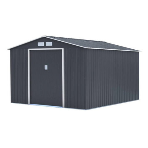 Metall-Gartenhaus 9,7 m² – Robust und günstig, Werkspreis
