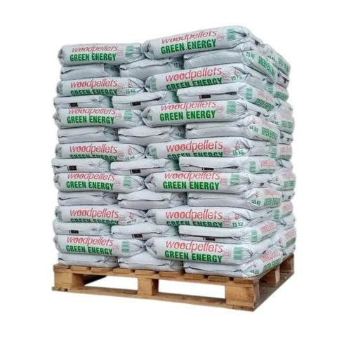 Pellets Green Energy DINplus – 65 Säcken zu 15 KG