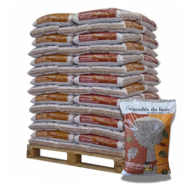Pellets Ardenforest 100% Nadelholz – 70 Säcken zu 15 kg