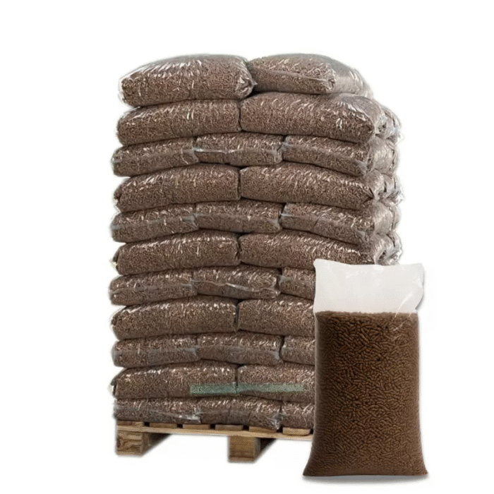 Pellets Confort – Palette mit 70 Säcken zu 15 kg – 100% Nadelholz