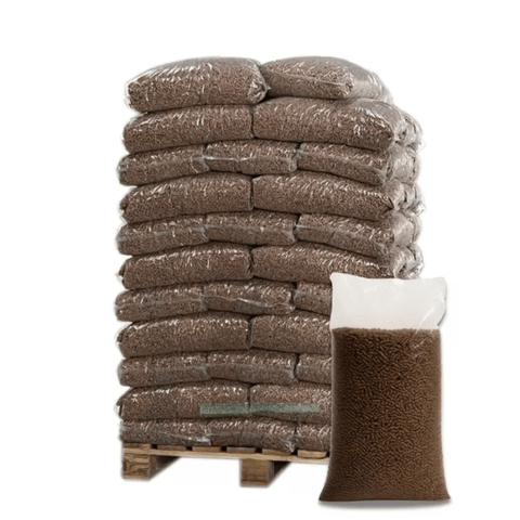 Pellets Confort – Palette mit 70 Säcken zu 15 kg – 100% Nadelholz