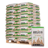Pellets HELIOS – Palette mit 65 Säcken zu 15 kg – 100% Nadelholz